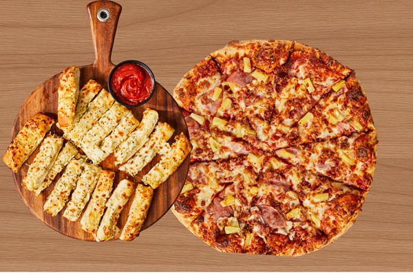 $5 Off Any Large Pizza & Bread